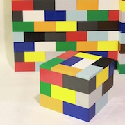 CONSTRUYE UNA ESTRUCTURA LEGO EN TAMAÑO REAL CON ESTOS BLOQUES MODULARES DE PLASTICO